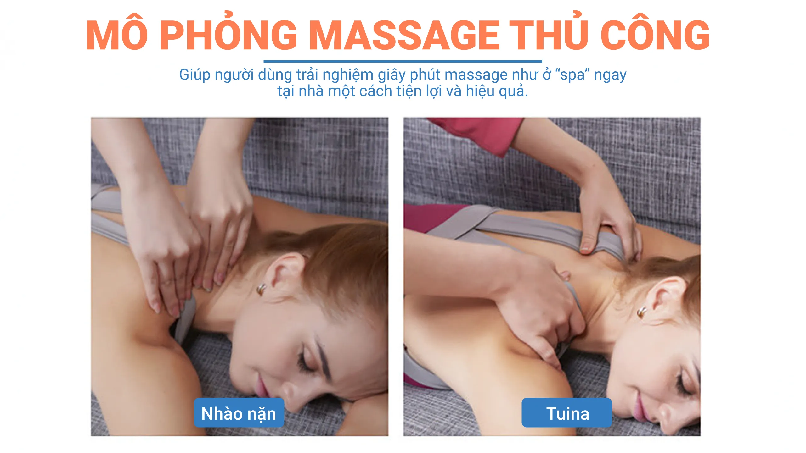 Gối massage thư giãn HAKAWA HK-M23 24 Gối massage Hakawa mô phỏng mát xa thủ công