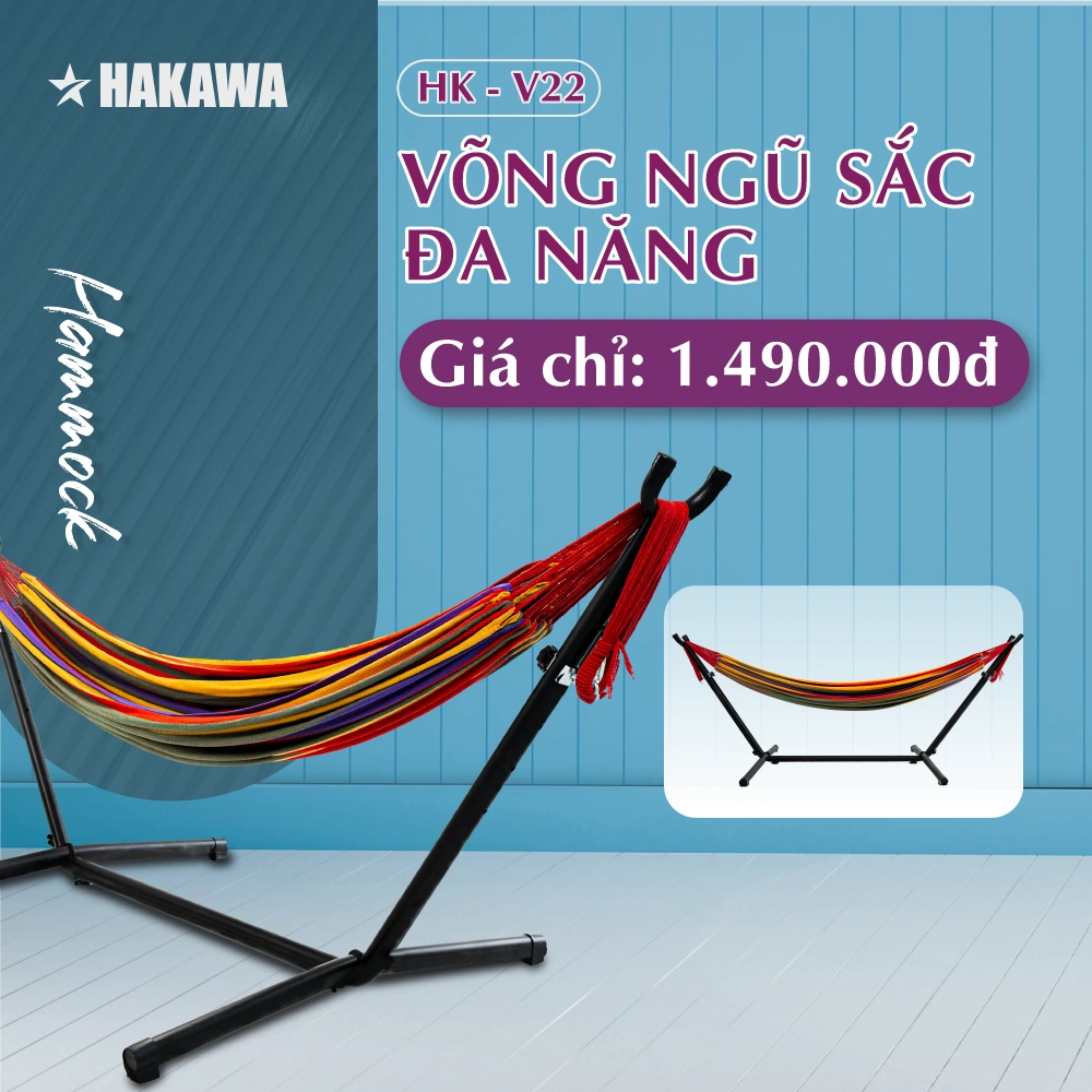 Võng xếp thư giãn Hakawa HK-V22