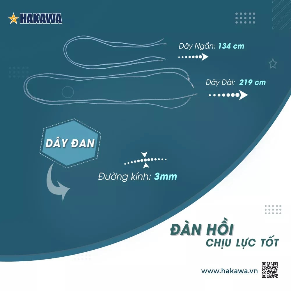 Dây đan lưới ghế HAKAWA có tính đàn hồi và chịu tải cực tốt