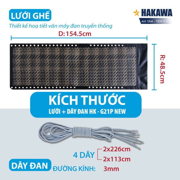 COMBO D Y ĐAN VÀ LƯỚI GHẾ XẾP THƯ GIÃN G21P NEW