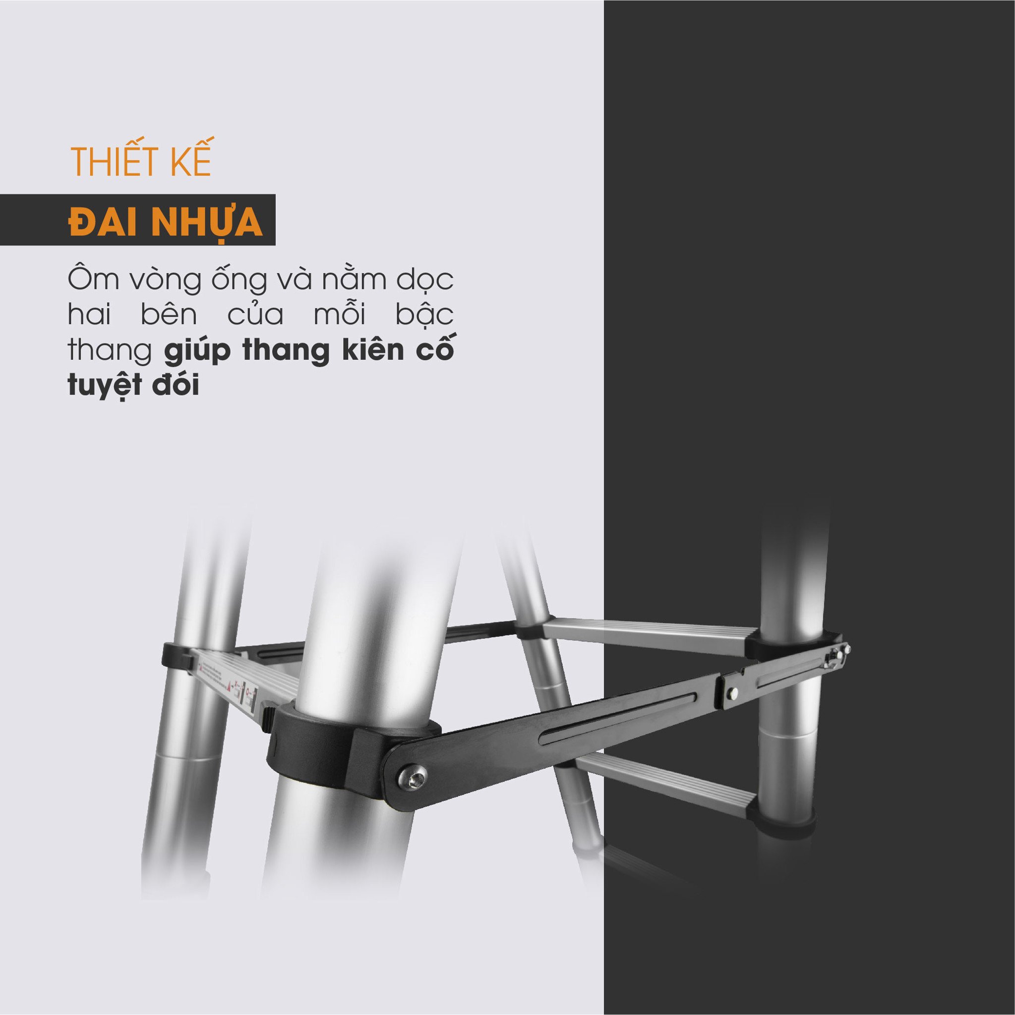 Thiết kế đai nhựa ôm vòng ống
