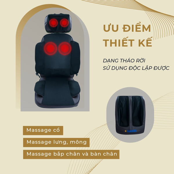 Ưu điểm nệm massage toàn thân M9