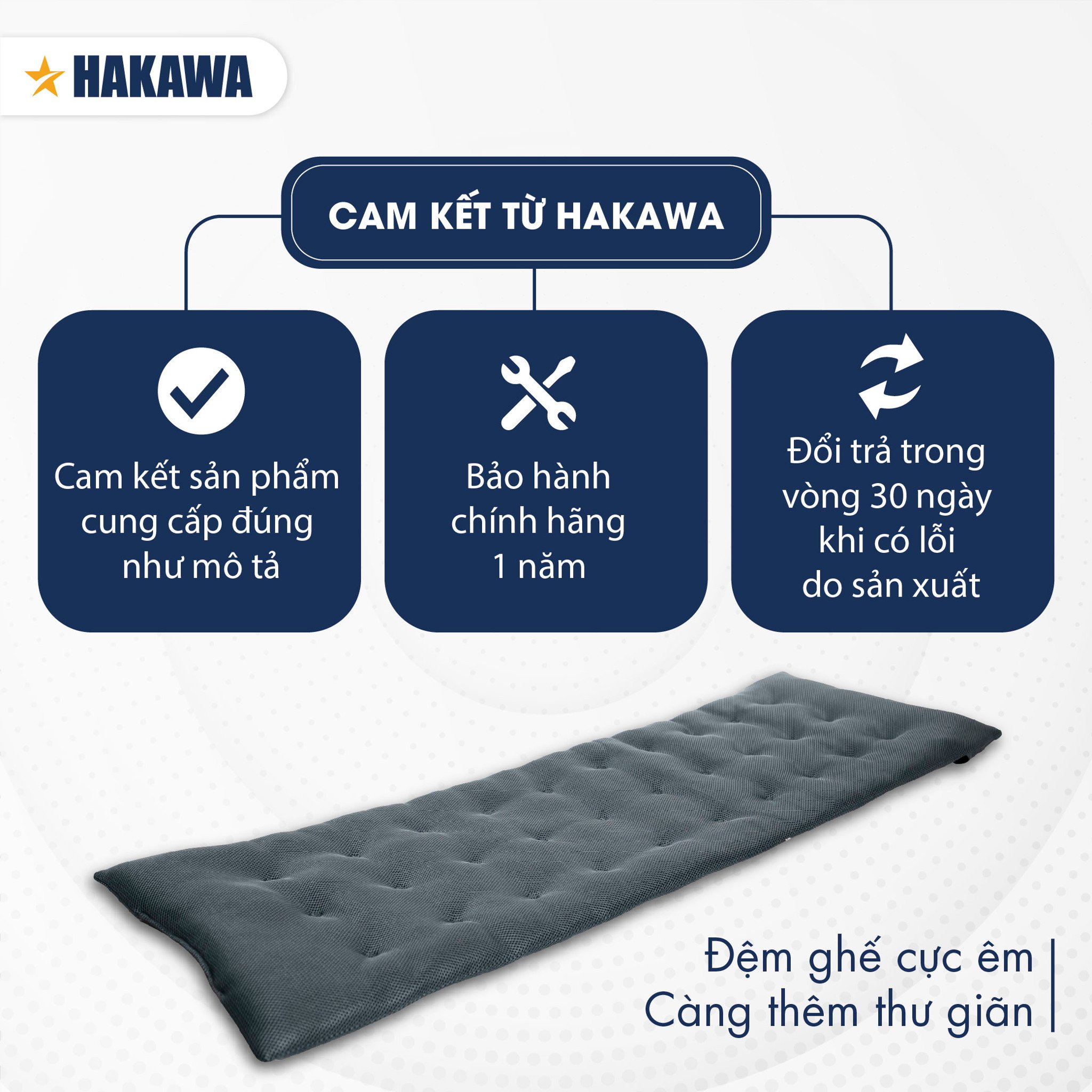 Hakawa mang đến chính sách bảo hành tốt, bảo vệ tối đa quyền lợi người tiêu dùng