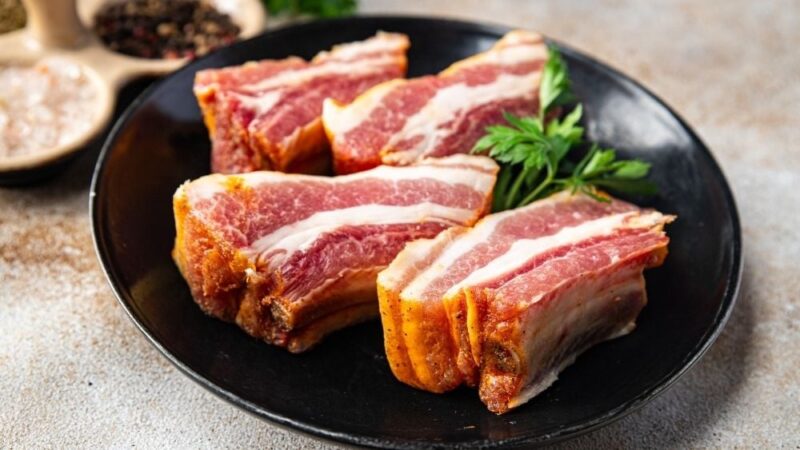 Nướng thịt ba chỉ bằng nồi chiên không dầu