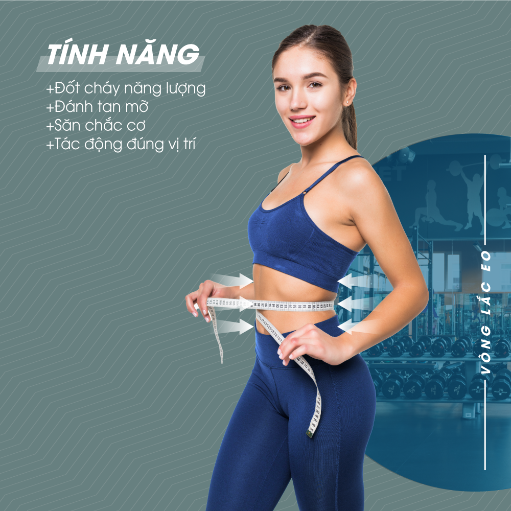 Tính năng đốt cháy năng lượng, đánh tan mỡ bụng, làm săn chắc cơ, tác động đúng vị trí của vòng lắc eo Hula Hoop Hakawa