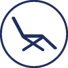 icon ghế xếp thư giãn