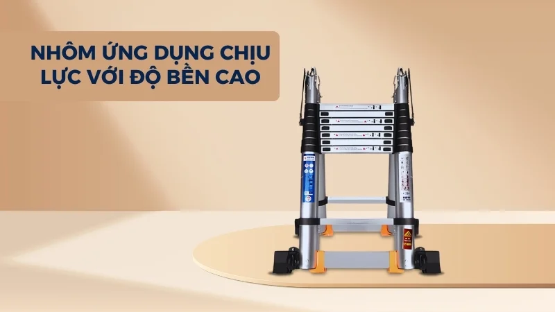 Nhôm ứng dụng cho các vật dụng chịu được áp lực cao