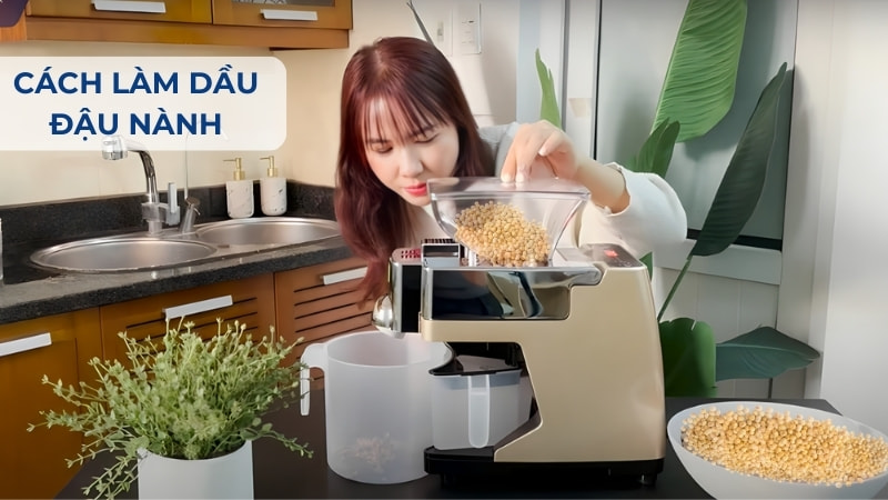 Cách làm dầu đậu nành