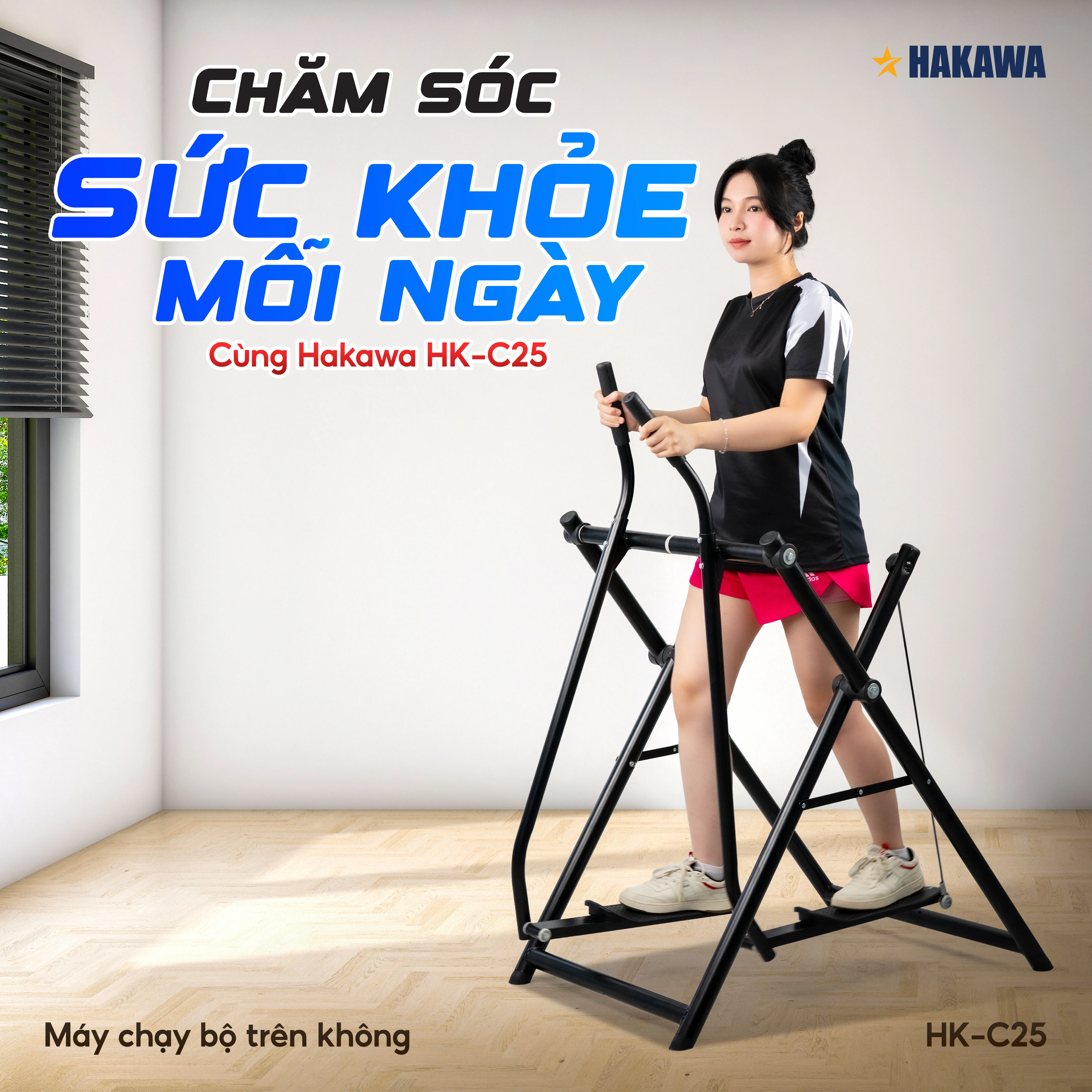 Chăm sóc sức khỏe cùng máy chạy bộ trên không