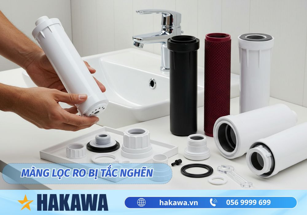 Màng lọc RO bị tắc nghẽn