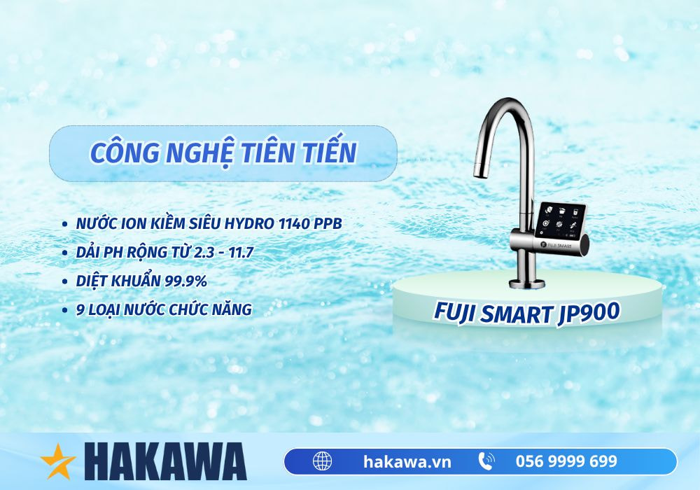 Máy lọc nước ion kiềm âm tủ Fuji Smart JP900