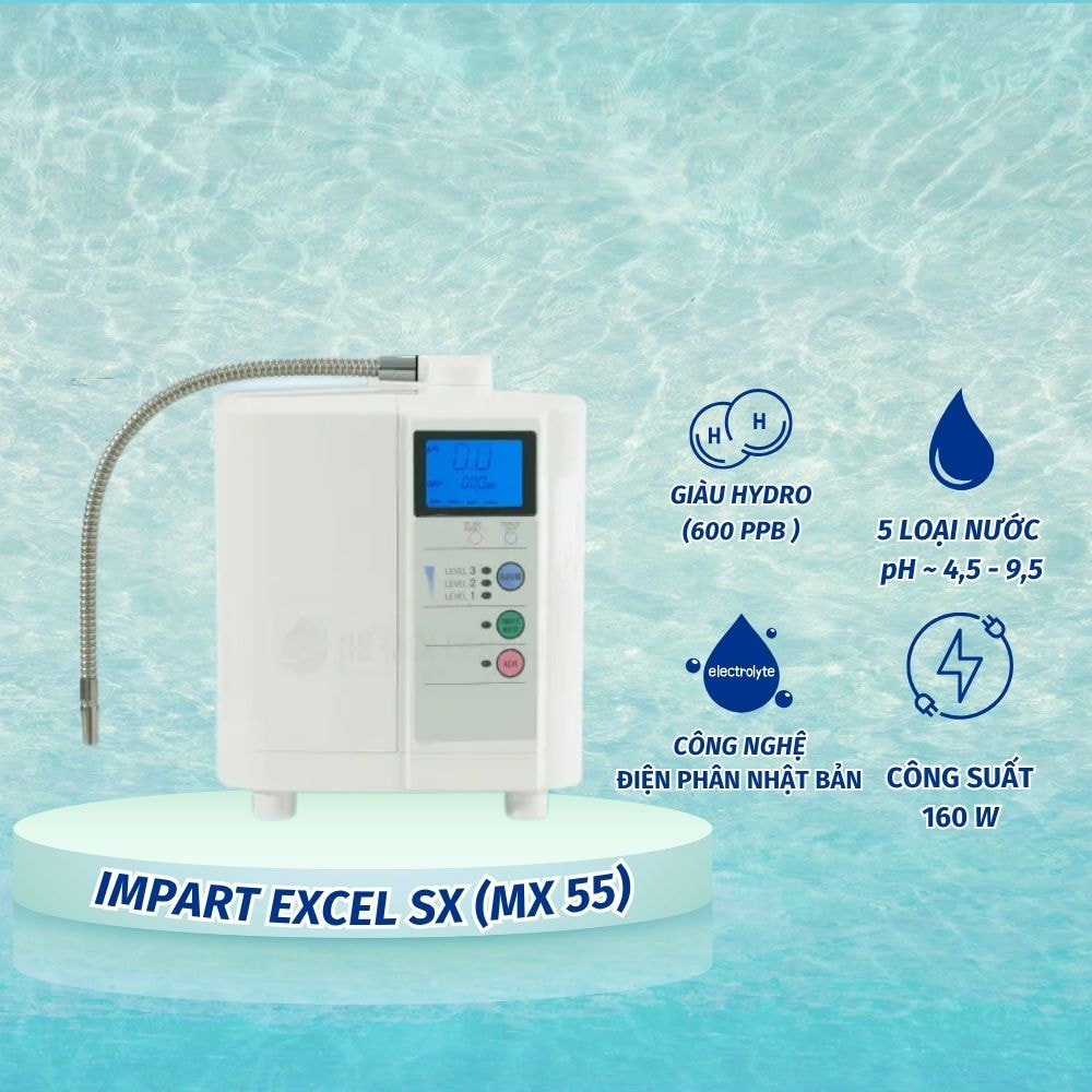 Máy lọc nước ion kiềm Impart Excel SX (MX-55)