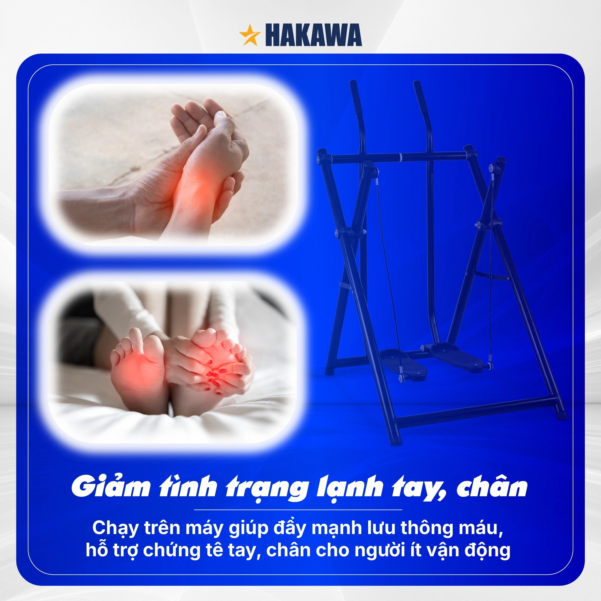 HAKAWA HK-C25 hoàn toàn có thể lưu thông máu huyết cho bạn 