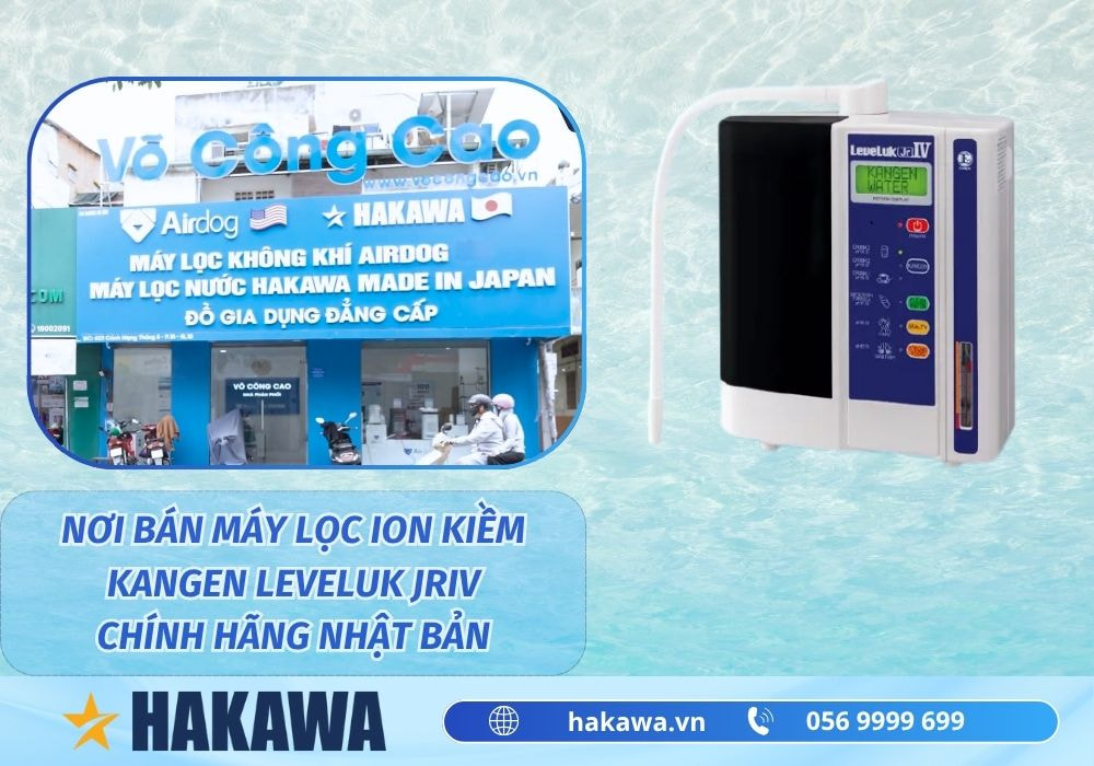 Nơi bán máy lọc nước ion kiềm Kangen LeveLuk JRIV