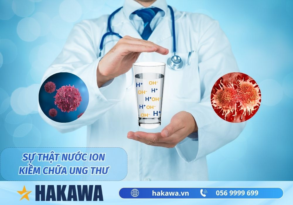 Sự thật nước ion kiềm chữa ung thư
