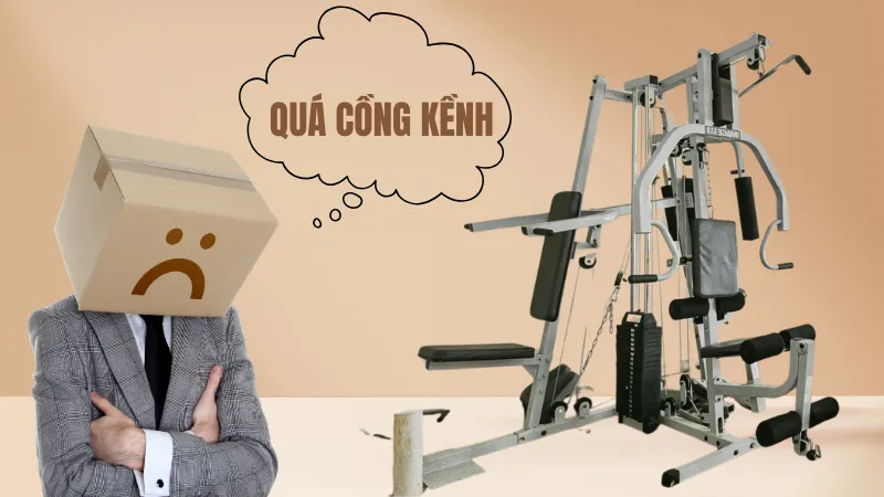 Máy tập thông thường quá cồng kềnh?