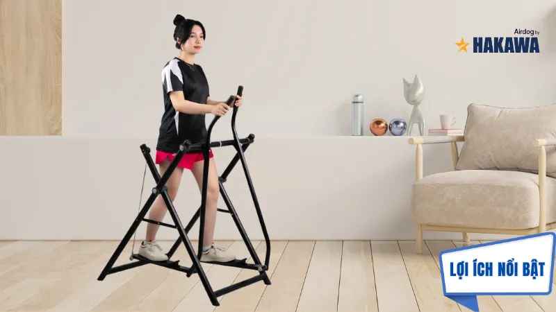 Nhiều lợi ích bất ngờ đến từ máy chạy bộ trên không
