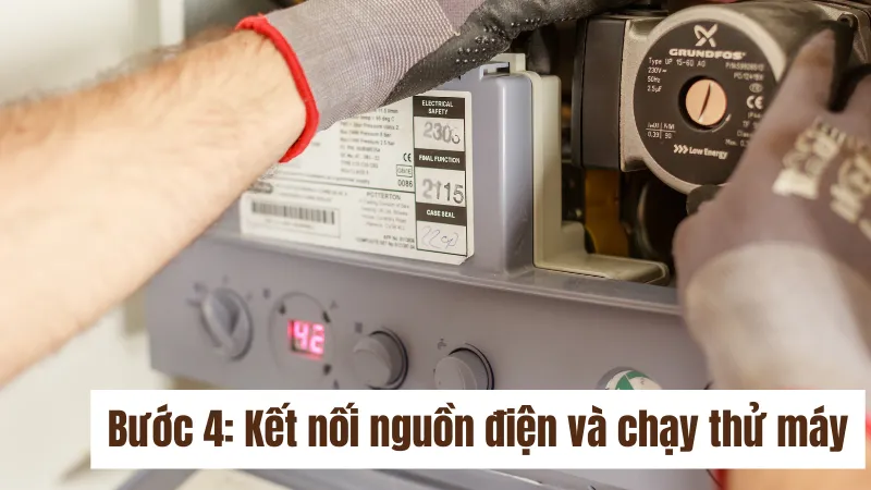 Bước 4: Chạy thử trước khi đi vào sử dụng