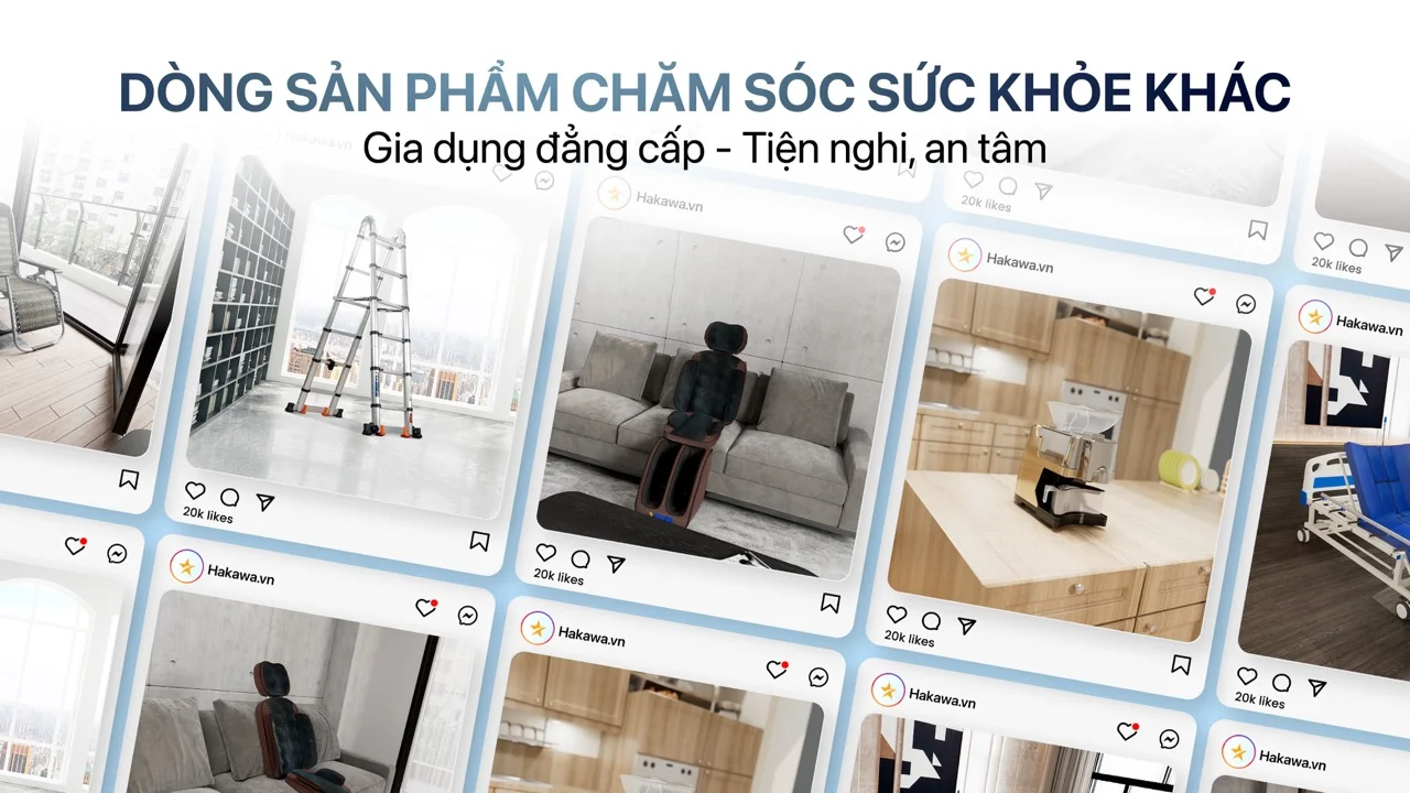 Các dòng sản phẩm chăm sóc sức khỏe khác đến từ Hakawa