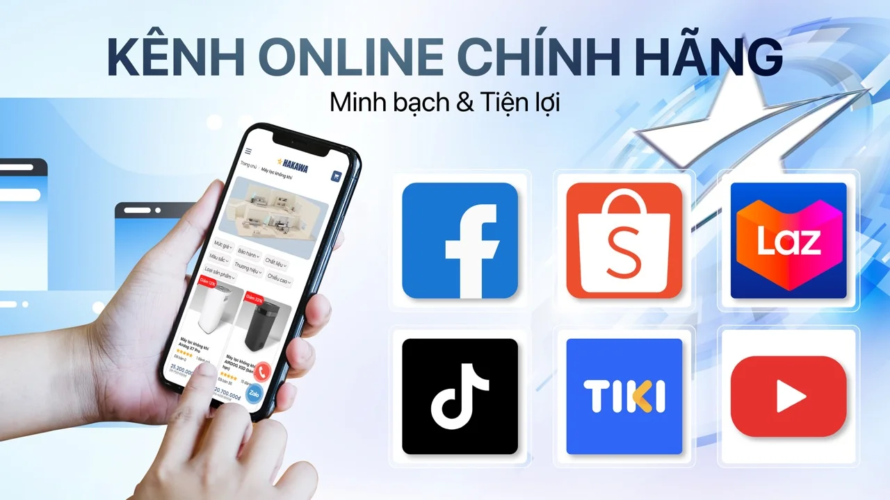 Hakawa có nhiều kênh phân phối trực tuyến giúp hỗ trợ khách hàng ngay khi có nhu cầu