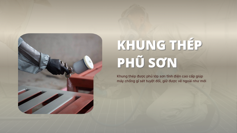 Máy chạy bộ trên không Marathon được phũ lớp sơn tĩnh điện chống gỉ, ăn mòn hiệu quả
