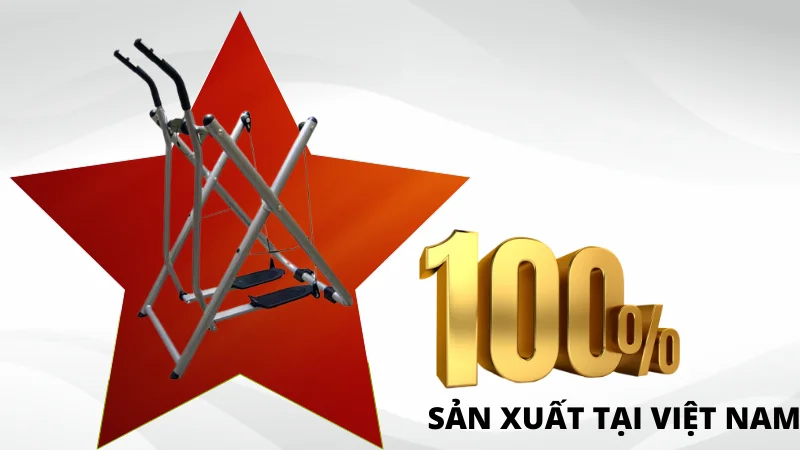 Máy được sản xuất 100% tại việt Nam, cam kết phân phối chính hãng