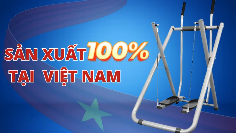 Máy chạy bộ trên không được sản xuất 100% tại tập đoàn Elip Việt Nam