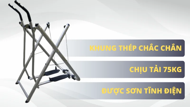 Những ưu điểm vượt trội về thiết kế của máy chạy bộ trên không Gazoly