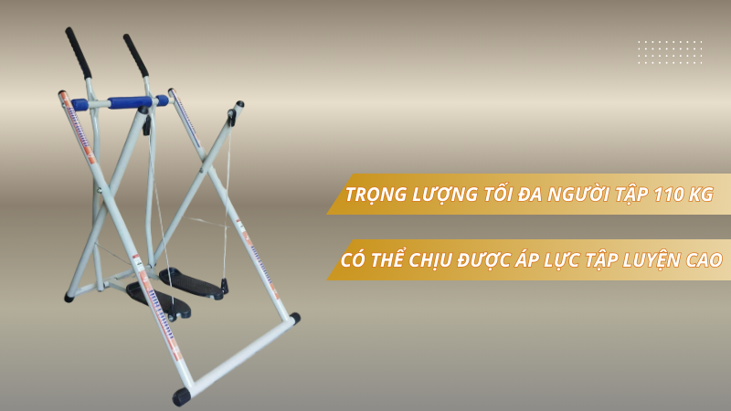 Trọng lượng tối đa lên đến 110kg